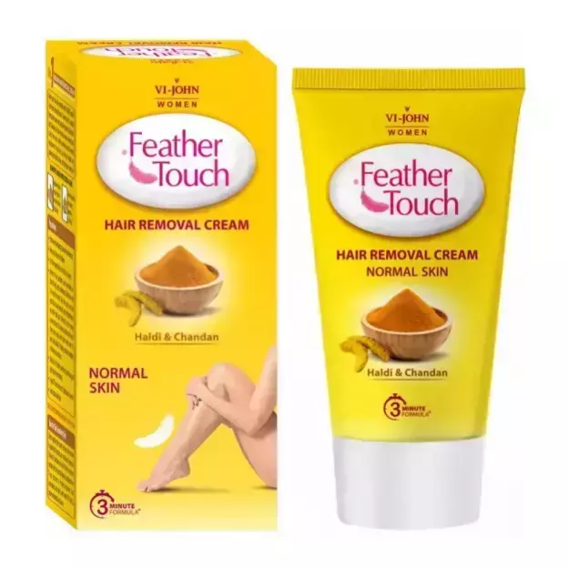 Vi John Feather Touch Hair Removal Cream With Haldi And Chandan For Normal Skin 40gm