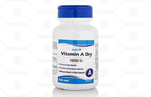 Healthvit Vitamin A Dry 10000 IU Capsule: Uses, Price, Dosage, Side Effects,  Substitute, Buy Online