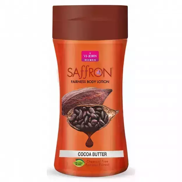 Vi John Saffron Fliptop Cocoa Butter Fairness Body Lotion For Men And Women 250ml