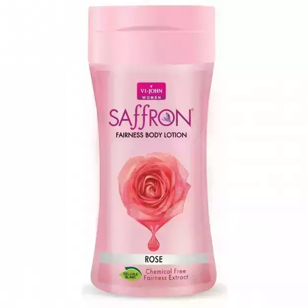 Vi John Saffron Fliptop Rose Fairness Body Lotion For Men And Women 250ml