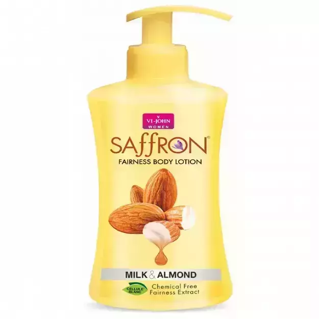 Vi John Saffron Milk Almond Fairness Body Lotion For Men And Women 250ml