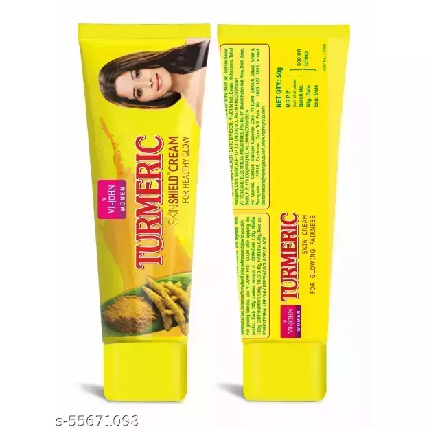 Vi John Turmeric Skin Cream For Skin Glowing And Brightening With Vitamin C And Haldi For Radiant Skin 50gm