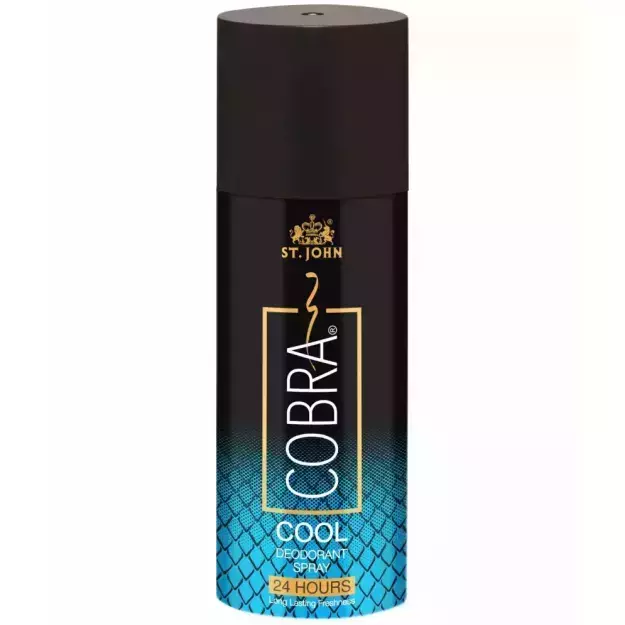 St John Deo Cobra Cool Limited Edition Deodorant Body Spray For Long Lasting Protection 150ml