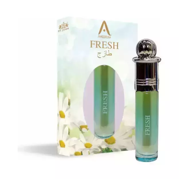 St John Fresh Floral Attar For Men And Women Free From Alcohol 8ml