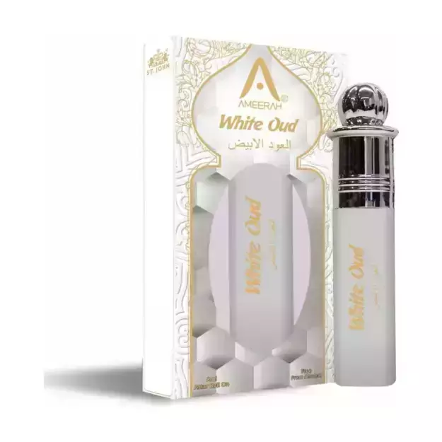 St John White Oud Floral Attar For Men And Women Free From Alcohol 8ml