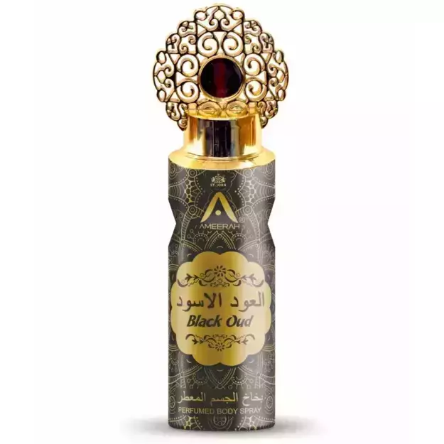 St. John Black Oud Long Lasting Perfumed Deodorant Spray For Men And Women 200ml