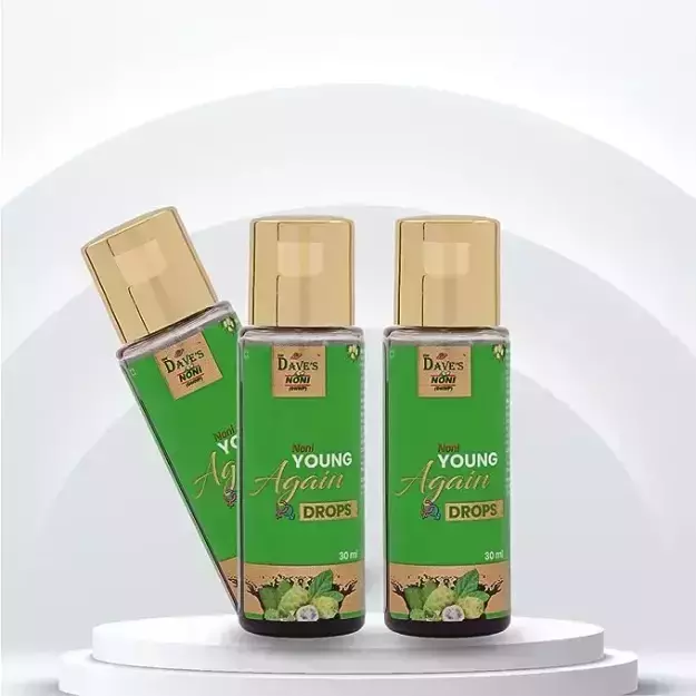 The Dave's Noni Young Again Drops For Stamina, Vigour And Vitality Pack Of 3
