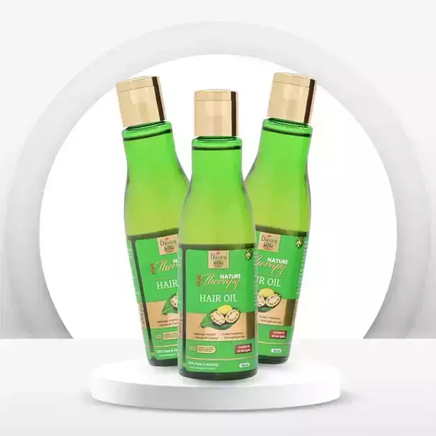 The Dave's Noni Pure And Natural Nature Therapy Hair Oil Pack Of 3