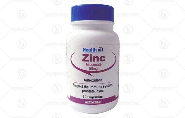 Healthvit Zinc Gluconate Capsule 