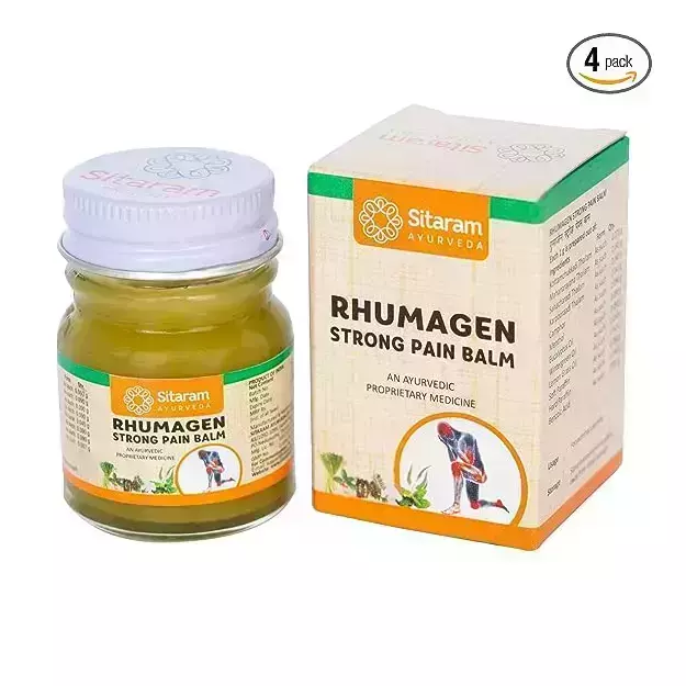 Sitaram Ayurveda Rhumagen Strong Pain Balm 10gm Pack Of 4