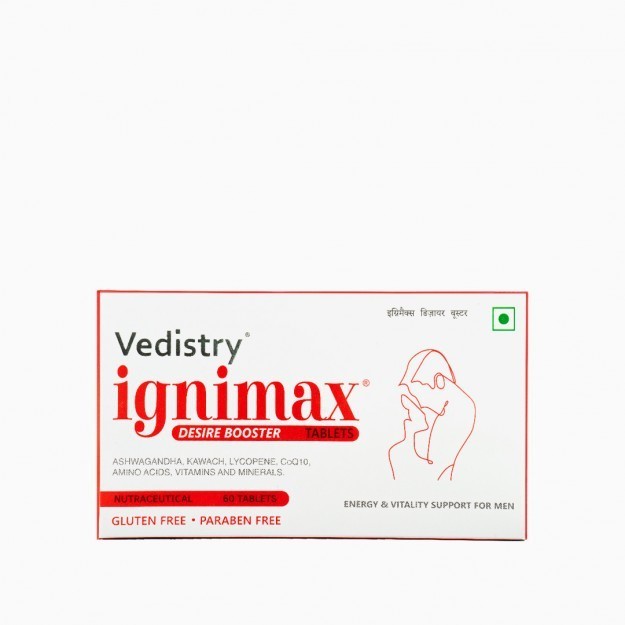 Vedistry Ignimax Desire Booster Tablets For Men (60)