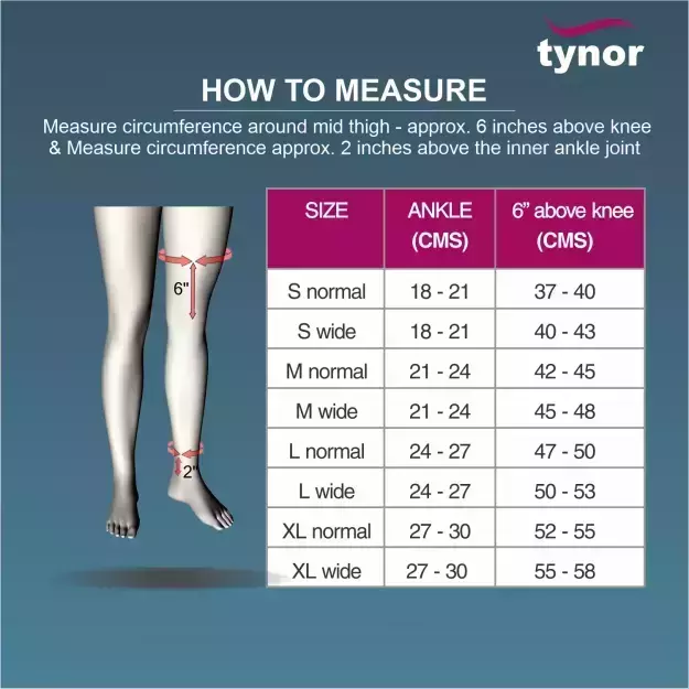 Tynor Compression Garment Leg Mid Thigh Open Toe: Uses, Price, Dosage ...