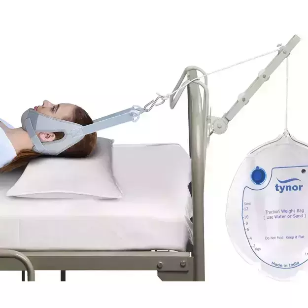 Tynor Cervical Traction Kit Sleeping Universal Grey