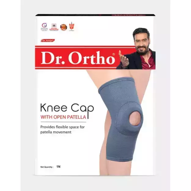 Dr. Ortho Knee Cap With Open Patella Grey