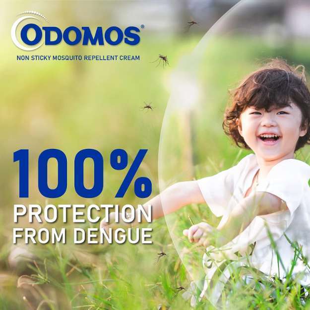 Odomos Non Sticky Mosquito Repellent Cream 100gm