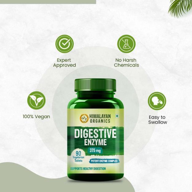 Himalayan Organics Digestive Enzyme for Healthy Digestion Tablets (90)_5