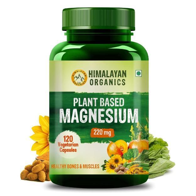 Himalayan Organics Plant Based Magnesium 220mg Capsules (120)