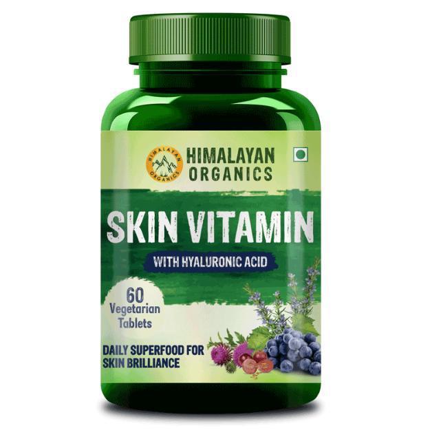 Himalayan Organics Skin Vitamin with Hyaluronic Acid Tablets (60)