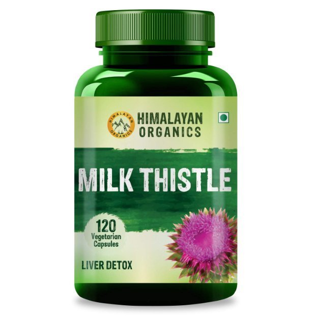 Himalayan Organics Milk Thistle Extract Silymarin 800mg Capsules