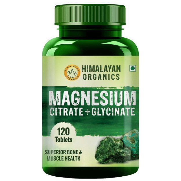 Himalayan Organics Magnesium Complex Supplement Tablets with Magnesium Glycinate, Magnesium Citrate, Magnesium Oxide 