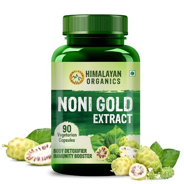 Himalayan Organics Noni Gold Extract Body Detoxifier Supplement Capsules (90)