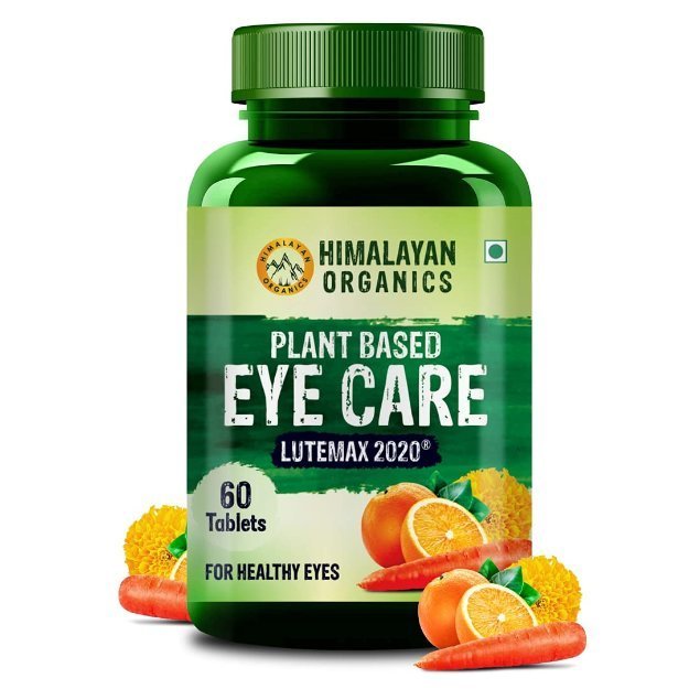 Himalayan Organics Plant Based Eye Care Supplement, Improve Eye Health Tablets
