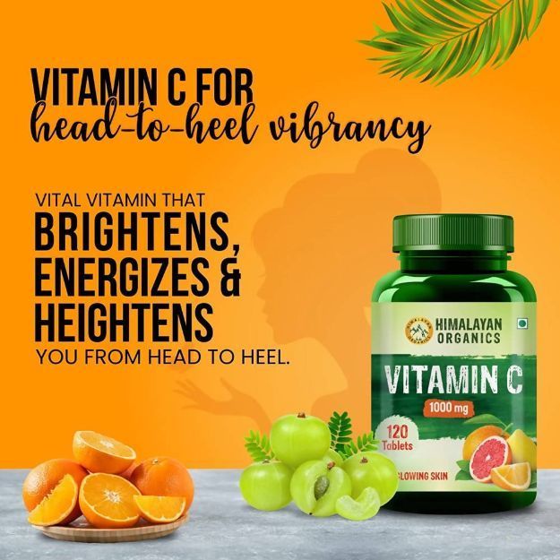 Himalayan Organics Vitamin C 1000mg Tablets (120)