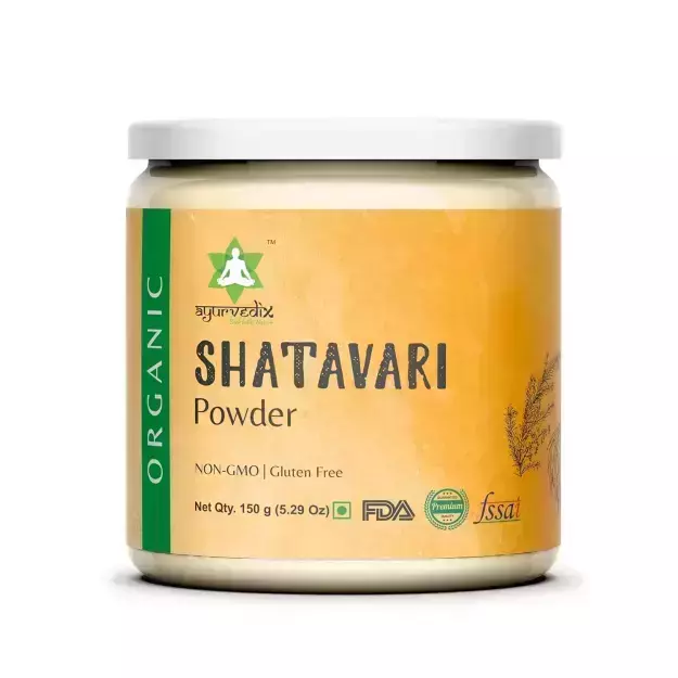 Ayurvedix Organic Shatavari Powder for Women's Wellness 150gm