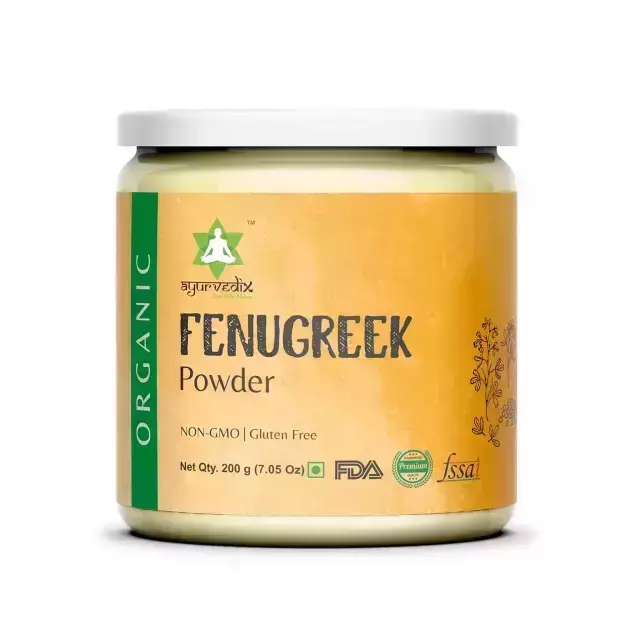 Ayurvedix Organic Fenugreek Powder For Hair Growth 200gm