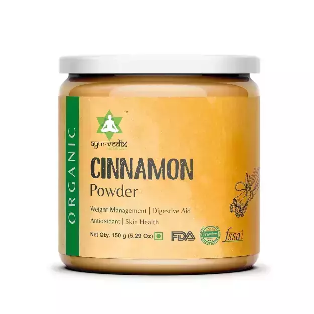 Ayurvedix Organic Cinnamon Powder For Weight Management 150gm