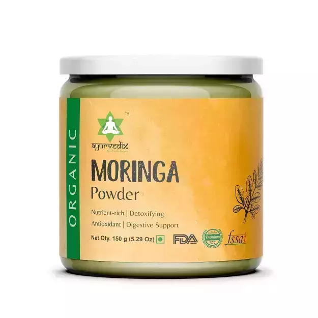 Ayurvedix Organic Moringa Powder For Immunity And Digestion 150gm