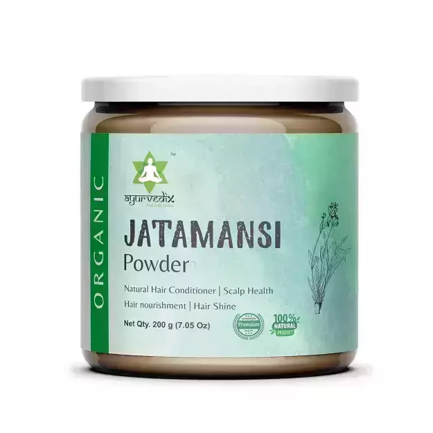 Ayurvedix Organic Jatamansi Root Powder For Hair Growth 200gm