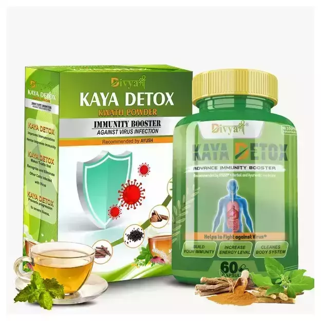 Divya Shree Kaya Detox Capsule And Powder Combo Pack