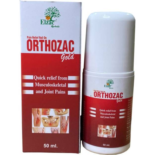 Elzac Herbals Orthozac Gold Oil Flip Top