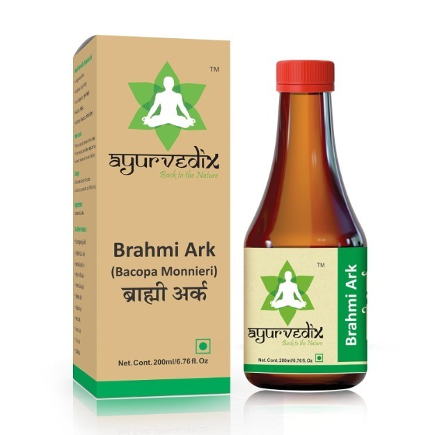 Ayurvedix Brahmi Ark Help In Mind Wellness, Enhances Alertness, All Natural Potion 200ml