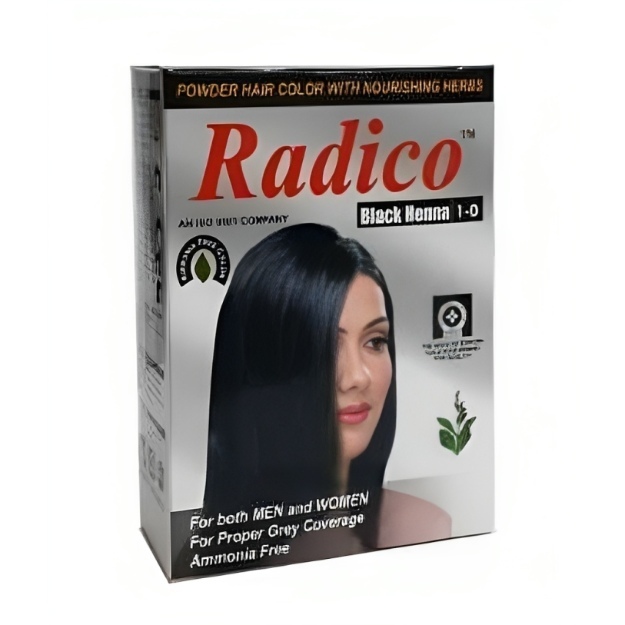 Radico Herbal Hair Color Powder -Natural Black