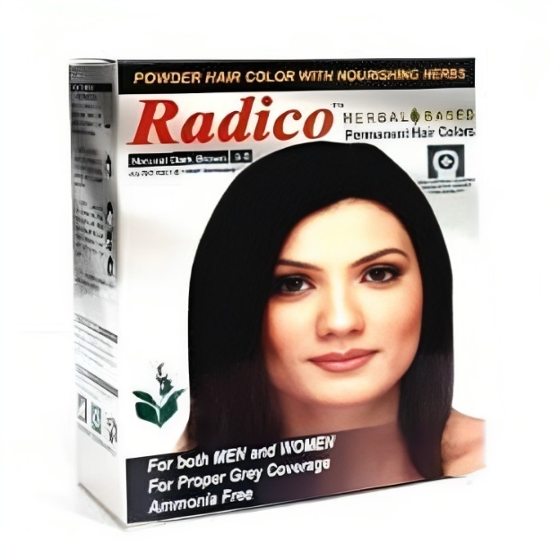 Radico Herbal Hair Color Powder -Dark Brown