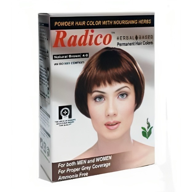 Radico Herbal Hair Color Powder -Brown