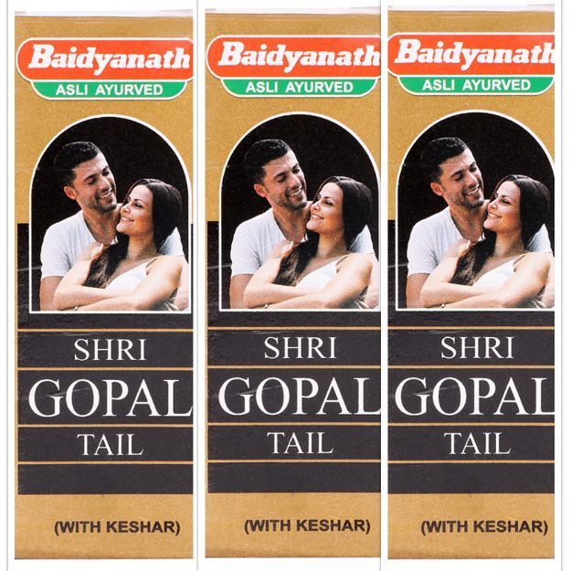 Baidyanath Shri Gopal Tel 50ml Pack Of 3