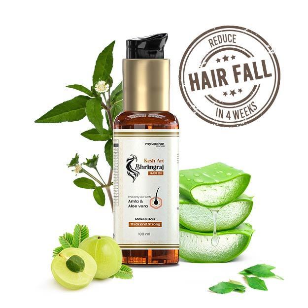 Kesh Art Bhringraj Hair Oil for Controlling Hair Fall & Dandruff, Grow Hair 2X Fast