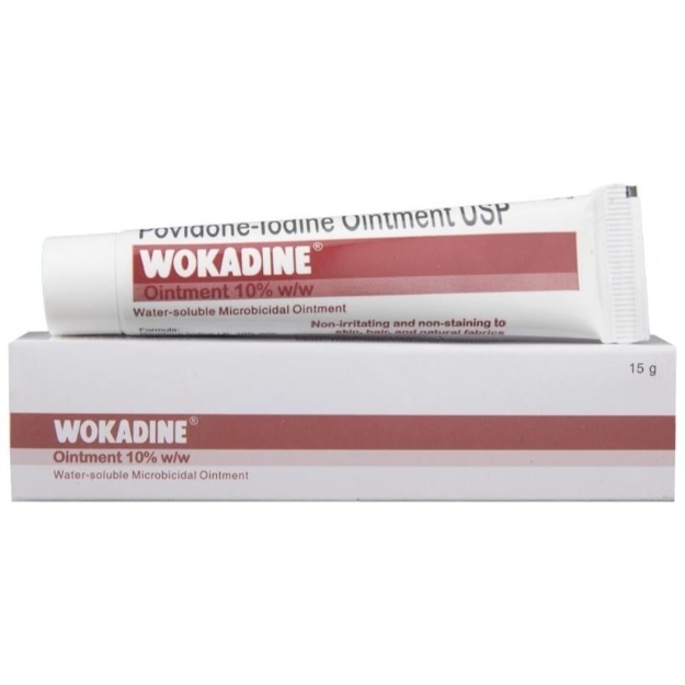 Wokadine 10% Ointment 15gm