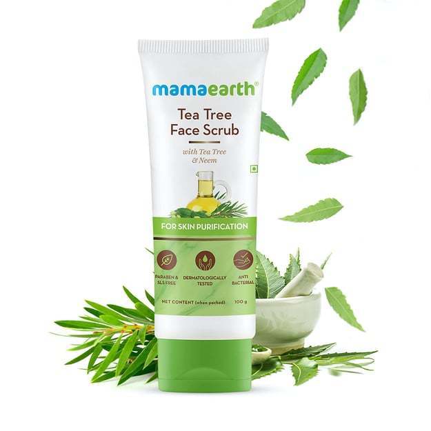Mamaearth Tea Tree Face Scrub 100gm