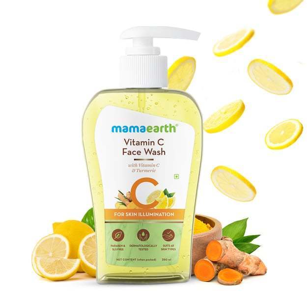Mamaearth Vitamin C & Turmeric Face Wash 250ml