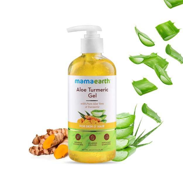 Mamaearth Aloe Turmeric Gel For Skin & Hair Care 300ml