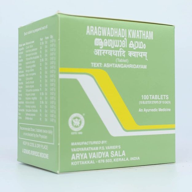 Arya Vaidya Sala Kottakkal Aragvadhadi Kwatham Tablet Pack Of 2