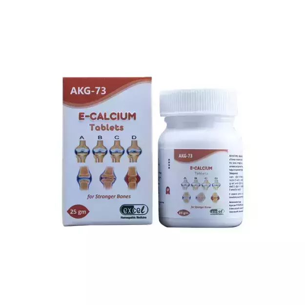 E Calcium Tablets 25gm AKG 73
