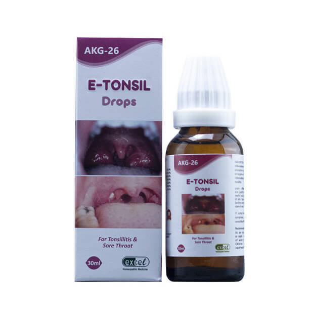 Excel E-Tonsil Drops (Akg-26) 30ml