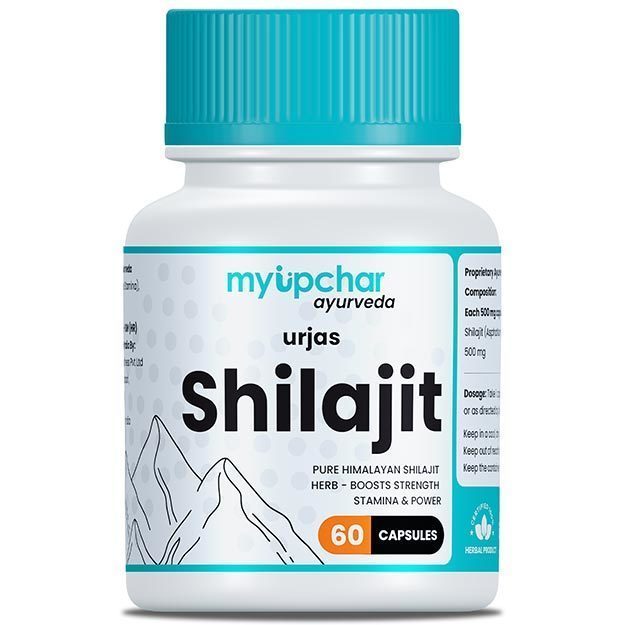 Urjas Pure Himalayan Shilajit Capsules for Boost Performance, Power, Stamina and Strength