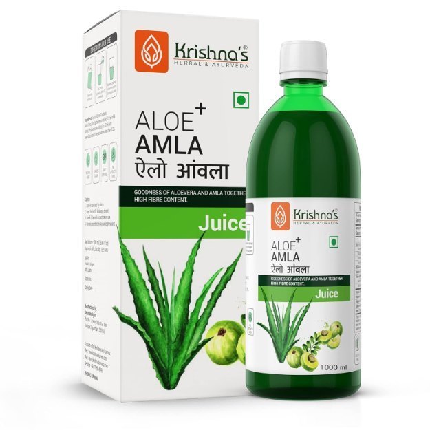 Krishnas Herbal & Ayurveda Aloe Amla Juice 1000ml