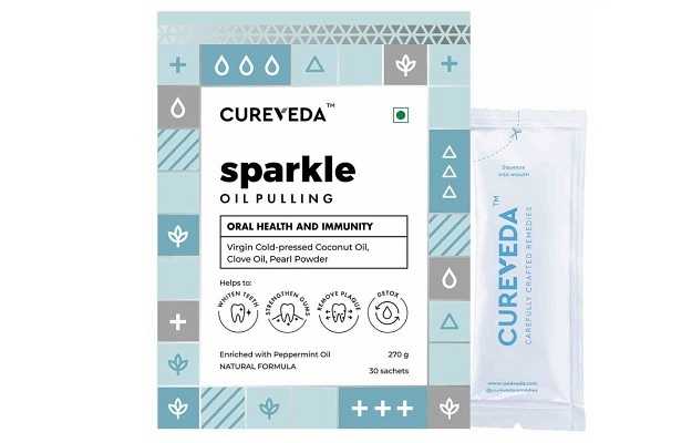 Cureveda Sparkle Oil Pulling Sachet